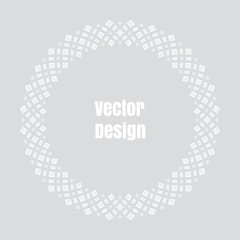 Monogram line vintage frame