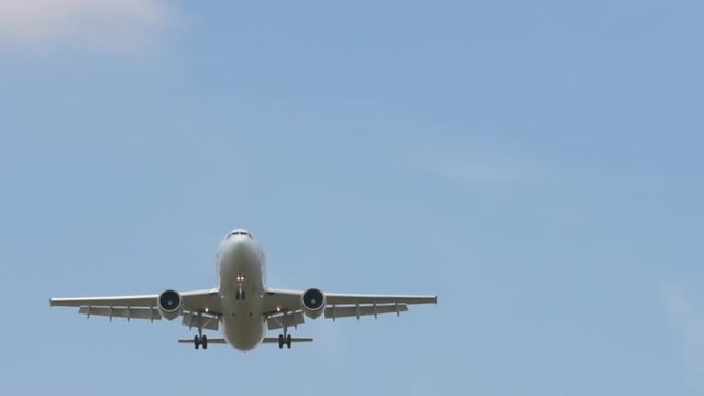 Flugzeug im Anflug