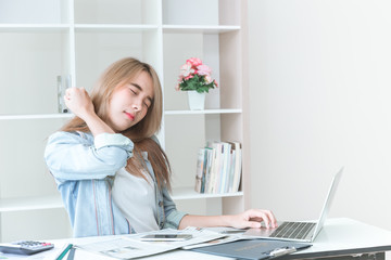 Neck Pain in Asian women office syndrome