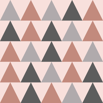 Abstract art paintings. Vector illustration for design. Decorative box. Pink, black and gray triangles of color.