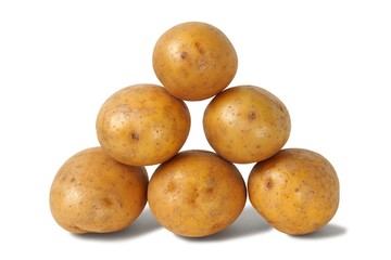 Heap of potatoes