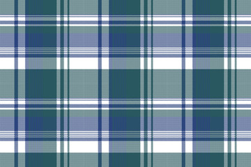 Blue green color pixel plaid seamless pattern