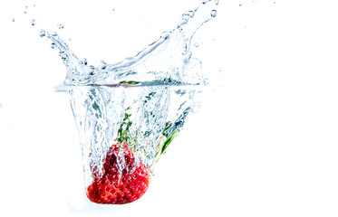 Spritzige Erdbeere