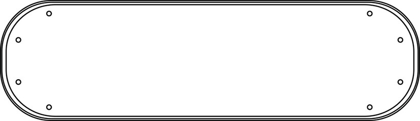 Fashionable round metal plate flame