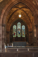Fototapeta na wymiar Brecon Cathedral, Wales, UK (Interior)