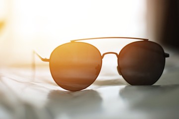 Closeup of Sunglasses