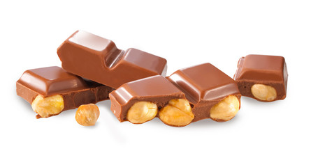 Schokolade mit Haselnuss