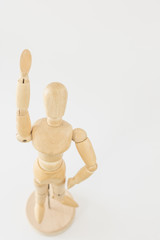 デッサン人形の挨拶