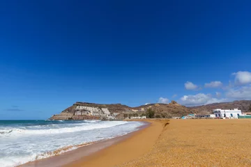 Foto op Plexiglas anti-reflex Playa de Tauro beach, Gran Canaria, Spain © alexpolo