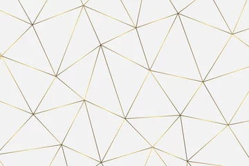 Peel and stick wall murals For her golden geometric background