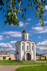 Fototapeta premium The Church of St.Michael the Grand Prince of Tver, who is known as heavenly patron of city of Tver, Russia, Tver.
