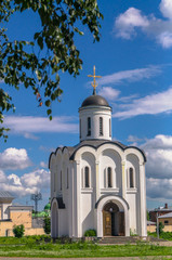 Fototapeta na wymiar The Church of St.Michael the Grand Prince of Tver, who is known as heavenly patron of city of Tver, Russia, Tver.
