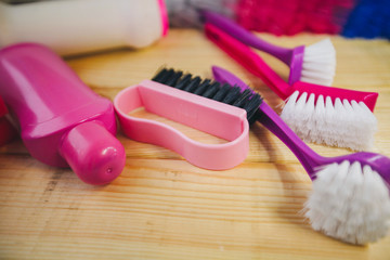 Cleaning house or office concept
