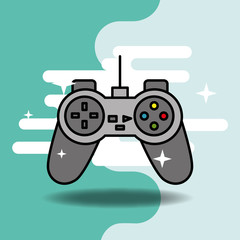 video game classic controller video game vector illustration