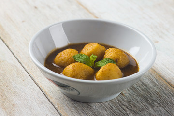curry fish ball