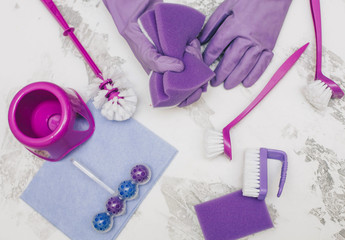 Cleaning house or office concept