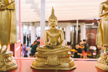 Golden buddha statue