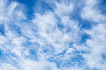 Obraz premium abstract cloudscape pattern movement on blue sky