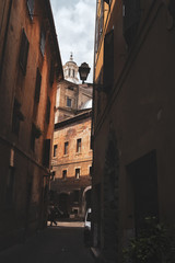 Morning in the street of Rome