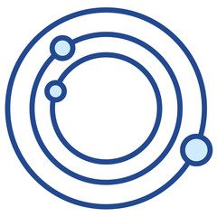 Sonnensystem Vector Icon
