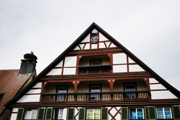 traditional german timber frame house in Gengenbach(Baden-Wuerttemberg)