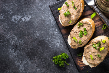 Pate from beef liver. 