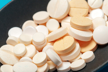 Fototapeta na wymiar different medicine drugs, pills, tablets.