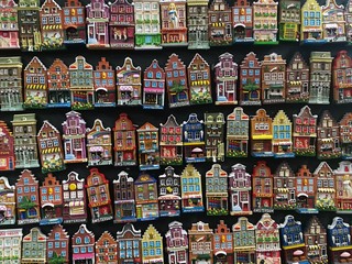Fototapeta na wymiar Amsterdam houses