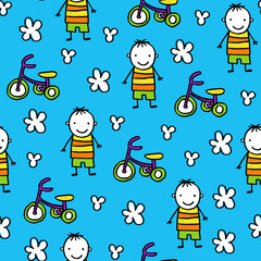 Vector kids pattern
