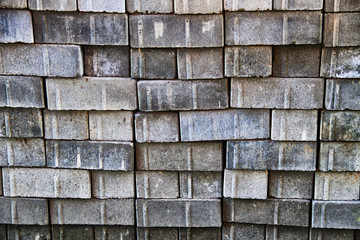 background wall of bricks