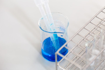 Analysis starch for study Chemical composition in laboratory.