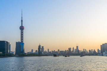 city skyline in china