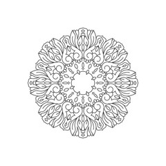 Mandala round design
