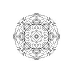 Mandala round design