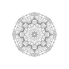 Mandala round design
