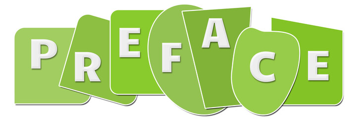 Preface Green Abstract Shapes Horizontal 