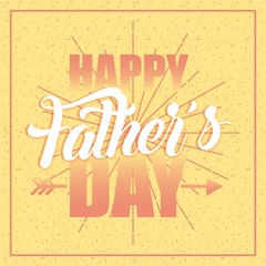 Obraz premium happy fathers day arrows degrade background dad celebration love vector illustration