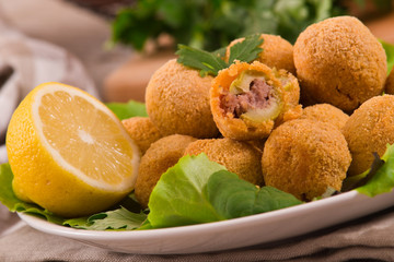 Ascoli stuffed olives.