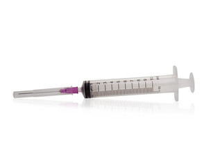 (Close Up) Empty syringe.