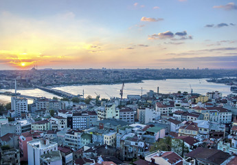  Istanbul sunset panorama