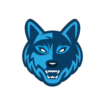 wolf vector logo