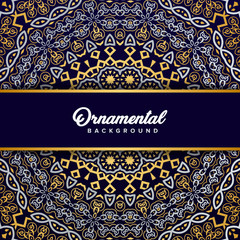 Arabic ornament background baroque in Victorian style. Element for design
