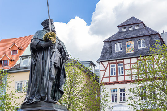 Hanfried-Denkmal auf dem Marktplatz in Jena