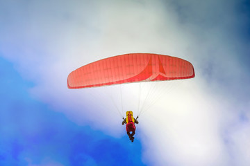 parapentes sur la côte d'opale