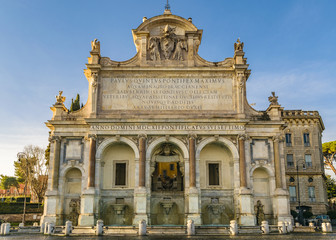 Obraz premium Baroque Fountain, Rome, Italy