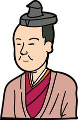 明智光秀のイラスト素材