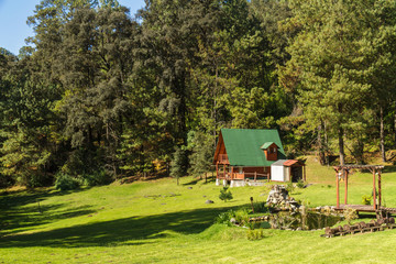 Cabaña en el bosque