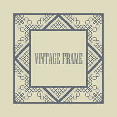 Art Deco frame border