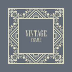 Art Deco frame border