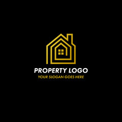 property house logo concept
